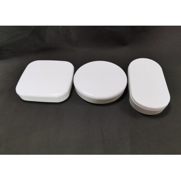 White Ultra Thin Fireproof PP LED Spuare Framless Bulkhead For Garden