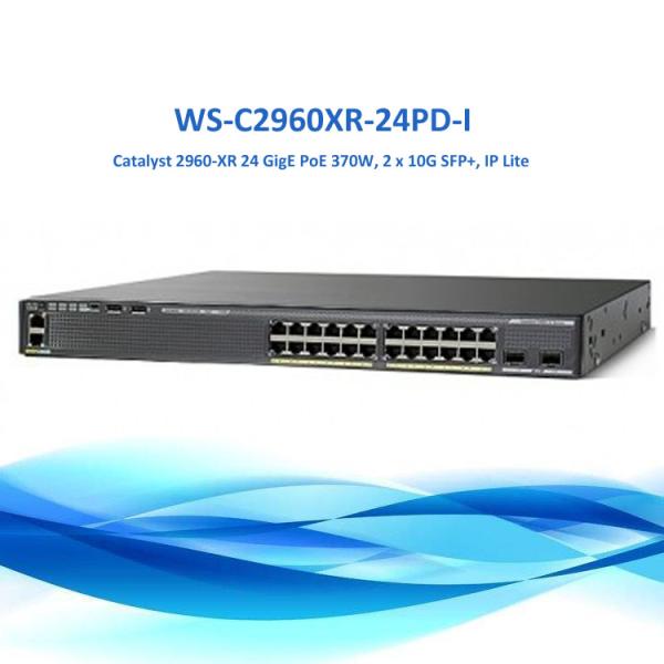 Cisco Catalyst WS-C2960XR-24PD-I IP Lite Base CISCO Stackable Switch
