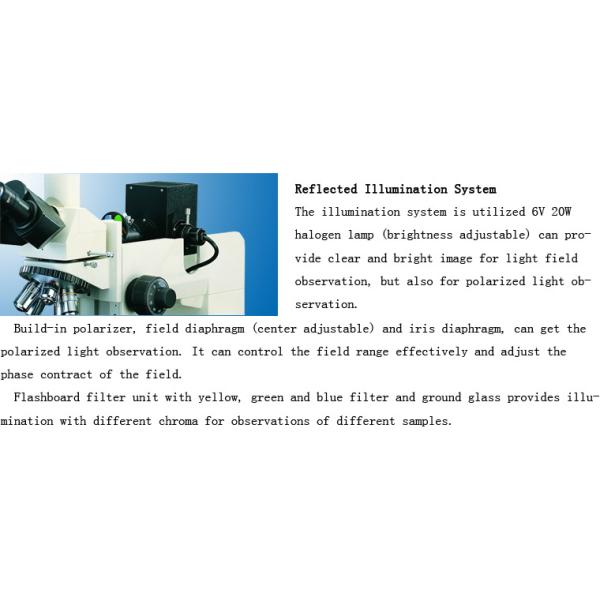 Polarizer Reflected Digital Metallurgical Microscope iMet-222 80X 40X With Halogen Lamp