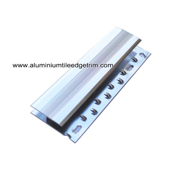 Flat Type Aluminium Ceramic Tile Or Laminate Floor To Carpet Transition Strip