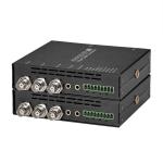 Multi-function 12G SDI Fiber Converter with Loop Output, Tally, RS232/485 Data,