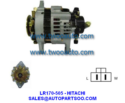 LR170-506 8971239090 - HITACHI Alternator 12V 75A Alternadores