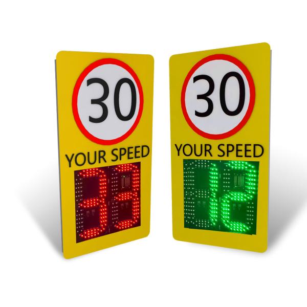 Buy 150M Detection Solar LED Radar Speed Sign with Wireless Communication at wholesale prices