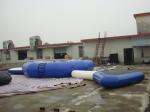 0.9mm PVC Inflatable Water Boucer, Trampoline With Slide, inflatable Trampoline