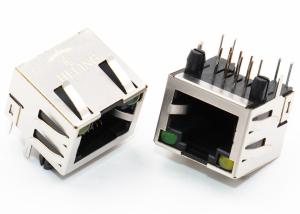 Quality Right Angle RJ45 8P8C Modular Jack Tab Up Latch Direction For LAN Network Switch for sale