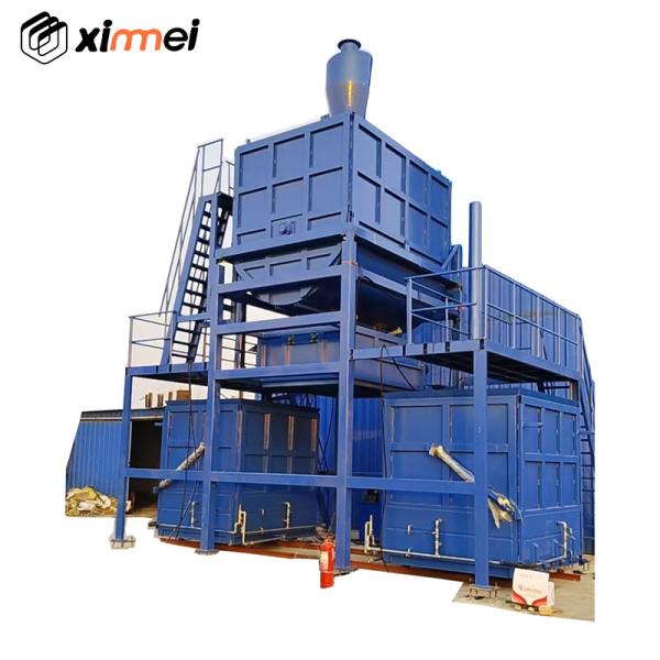 Buy New Low Density Tolerance Rebonded Block Foam Sponge Foaming Machine Recyled mid-range two mold four sides steaming rebond machine at wholesale prices
