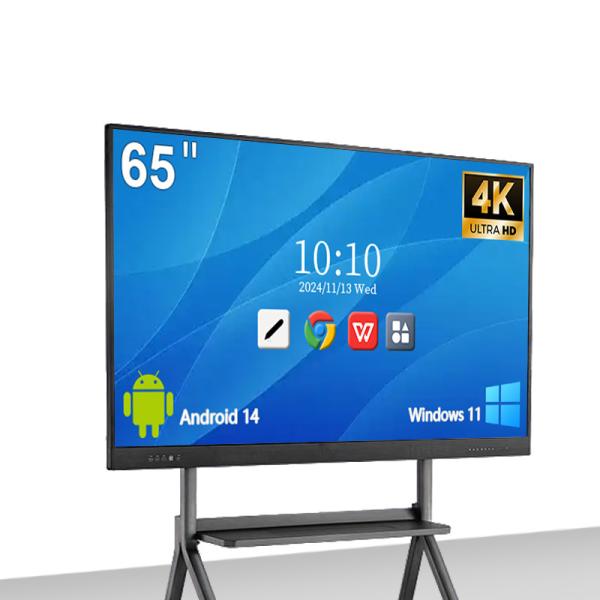 Buy High brightness Dual CPU Live Annotation Interactive Digital Whiteboard at wholesale prices