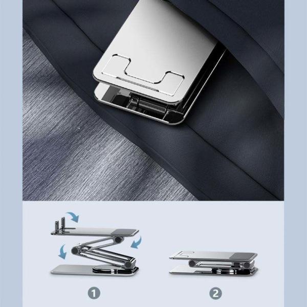 360 Degree Rotation Mobile Phone Holder Alloy Foldable For Desk