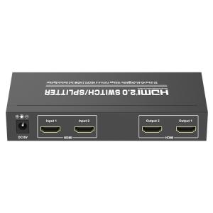 China 3D 4K X 2K 60Hz HDMI Switch Splitter 2x2 on sale