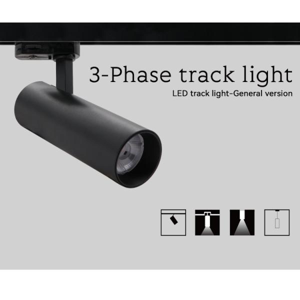 Movable Black Single Spotlight 220V 35W Adjustable Led Track Lighting