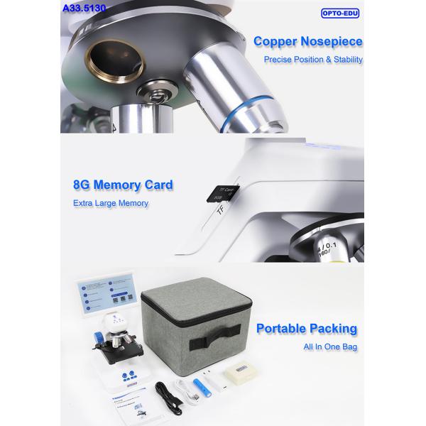 OPTO-EDU A33.5130 7" LCD Digital Microscope 55x-550x Magnification 8.0M CMOS