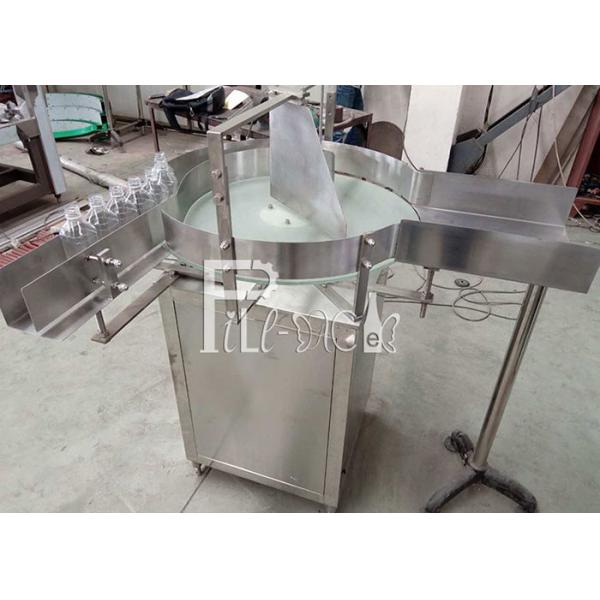 6000BPH Accumulation Turnround PET Glass Bottle Feeding Table
