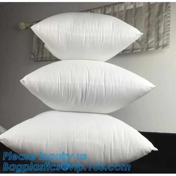 Square custom wholesale pillow insert,white square vacuum package pillow cushion inserts,PP cototon wholesale pillow cus