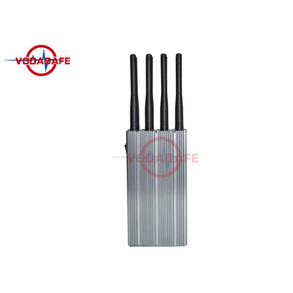 High Power Portable Signal Jammer 8W Total Output 2.5db Omni Directional Antenna