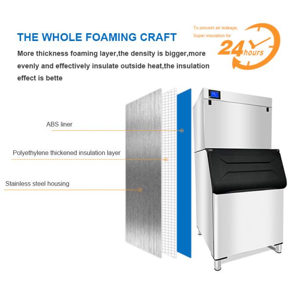 R404A/R290/R22 Refrigerant 200kg Big Cube Ice Block Maker 28x28x22 38x38x22 Automatic Ice Maker Machine for Commercial