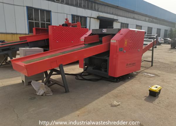 Buy Non Woven Fabric Cloth Waste Textile Rag Cutting Machine With Sharpener at wholesale prices