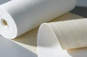 China Nomex Aramid Dust Collector Filter Cloth , 220cm Width Non Woven Needle Felt on sale