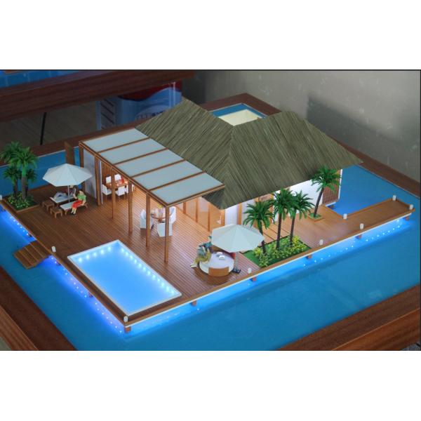 Durable Handmade Building Models , Table Display Exhibition Design 3D Model