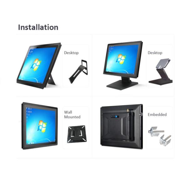 15 Inch J1900 Quad Core Touchscreen Industrial All In One Computer For Kiosk POS Machine