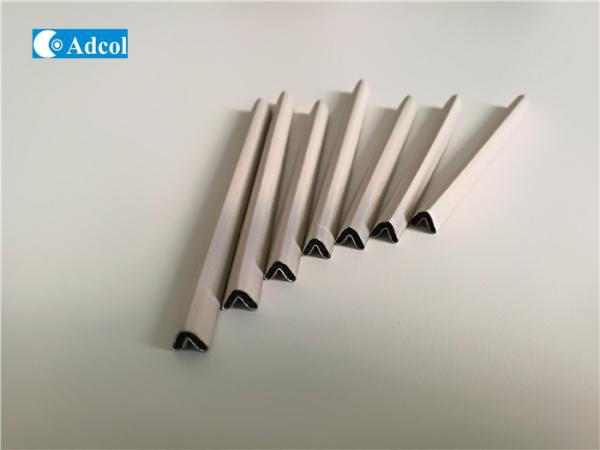 Buy Triangular Shape Gasket / Shielding Foam Gasket Fiber Over Foam Strip at wholesale prices