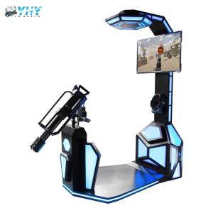 Quality Virtual Reality Gatling Shooting Simulator Machine 1000w 42'' Screen for sale