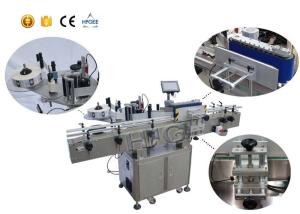 PLC Ahesive Automatic Bottle Labeling Machine 60-350pcs/ Min Speed CE Certificated