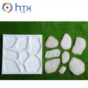 Quality Concrete Interlocking Cast Stone Molds Plastic Hollow Block Mold for sale