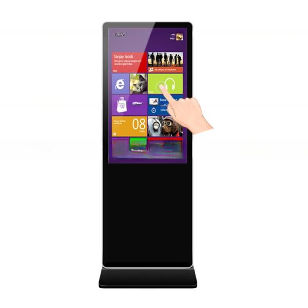 Buy 43" inch floor standing touchscreen display with Android Linux Win10/11 OS all-in-one PC at wholesale prices