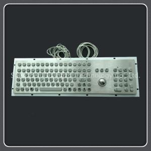Numeric 106 Key Keyboard With Trackball , Metal Keyboard With Trackball