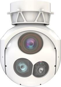 Quality Dia 200MM Two Axis Two Metal Frame EO Pod With Three Sensors For Surveillance System for sale