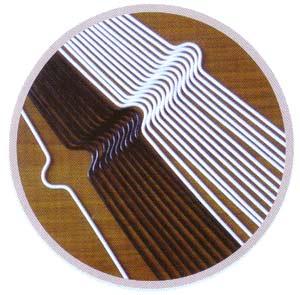 Nylon coated wire for book binding