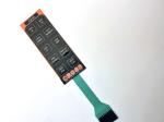 Custom Layout Tactile Membrane Switch with Control Panel Overlay Printing for