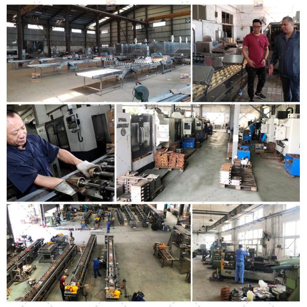 Customized 1.0hp Automatic Wafer Making Machine With 51 Baking Plates