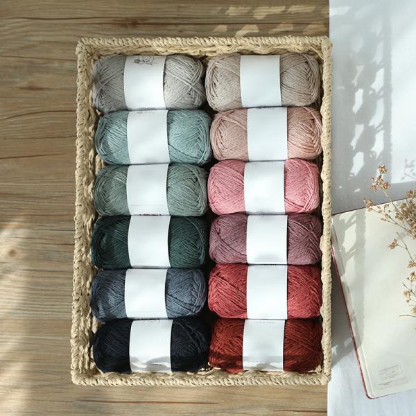 Breathable Blended Linen Cotton Yarn For Knitting Antibacterial