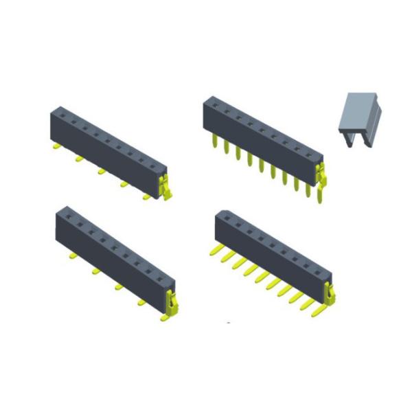 Female Single Row Header Connector SMT