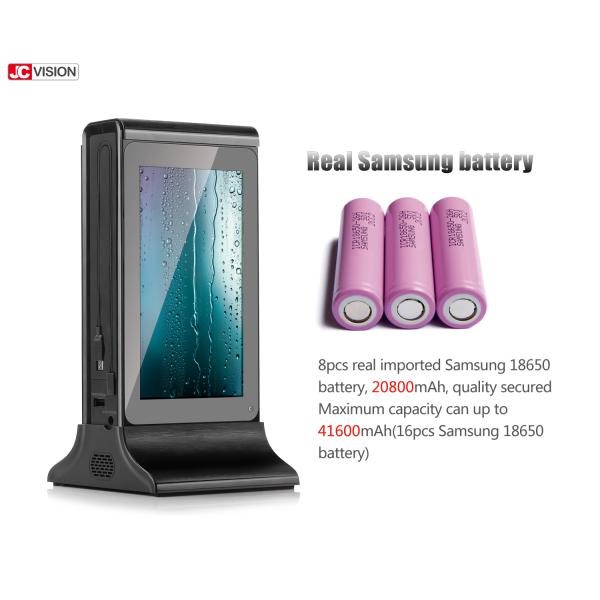 Restaurant Hotel Table Top Digital Signage Table Advertising 20 40s Adjustable