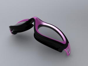 China Professional waterproof adult anti fog custom swim goggles / cheap prescription goggles on sale