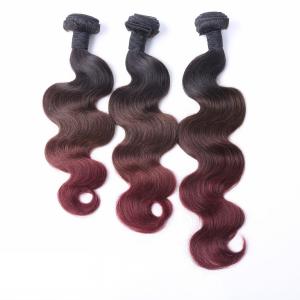 8-30 Inches 100% Human Hair Extension Ombre 3 Color Body Wave Brazilian Hair