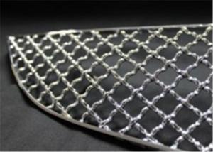 Quality 2.5mm Thick Plain Weave Stainless Steel Crimped Mesh For Car Grille for sale