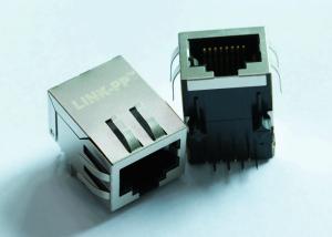 China ARJ11B-MASBD-LU2 RJ45 Single Port 1 x 10/100 Mbit Ethernet PCB Mounting Rj45 on sale