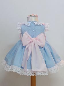 China Little Love Boutique Princess Dresses With Light Blue Color on sale