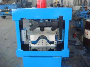 China Blue Manual Hydraulic 3 Ton Decoiler Roof Tile Roll Forming Machine 5 -12 m/min on sale