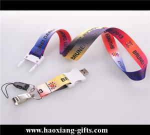 Quality Flat 15*1000mm polyester cheap personalize single custom sublimation lanyard for sale
