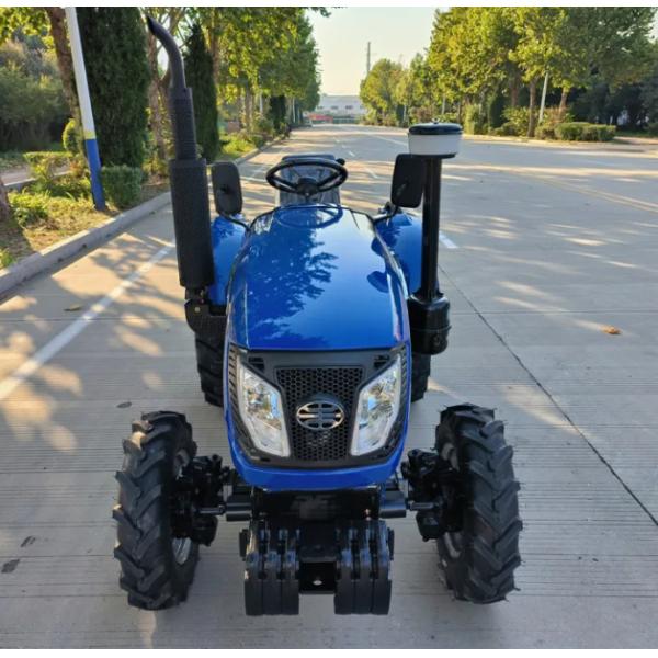 Xingtai 244 24HP 4WD Mini Farm Tractor - Compact Agricultural Tractor with Diesel Engine, Front Loader, Rotary Tiller, 3-Point Hitch for Small Farms