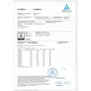 Britec Electric Co., Ltd. Certifications
