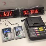 Multifunction wireless queue management ticket printer customer flow queue