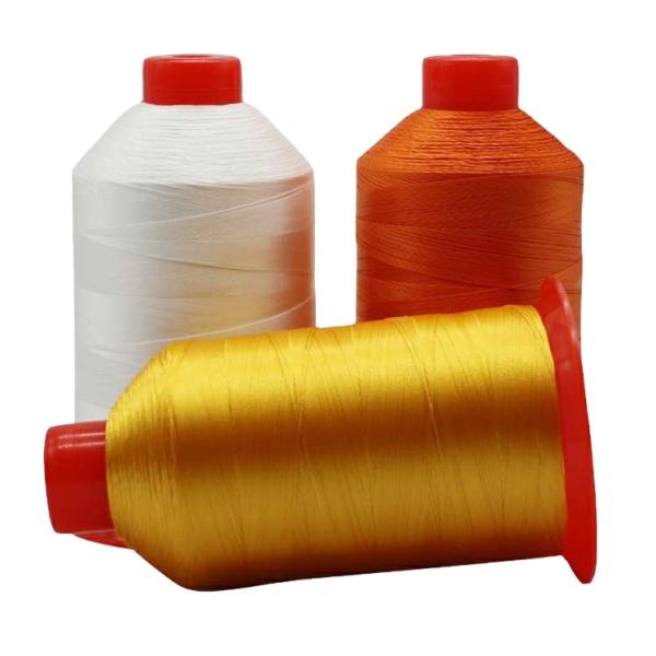 High Temperature Resistant MERCERIZED 100% polyester sewing thread for leather sewing
