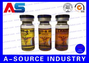 Quality Medicine Peptide Bottle Labels , Sterile Glass Vials Label Sticker 10ml vial labels for sale
