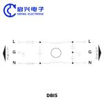 DBI5 IEC Socket Power Filter With Fuse And Switch 1A-10A EMI Line Filter