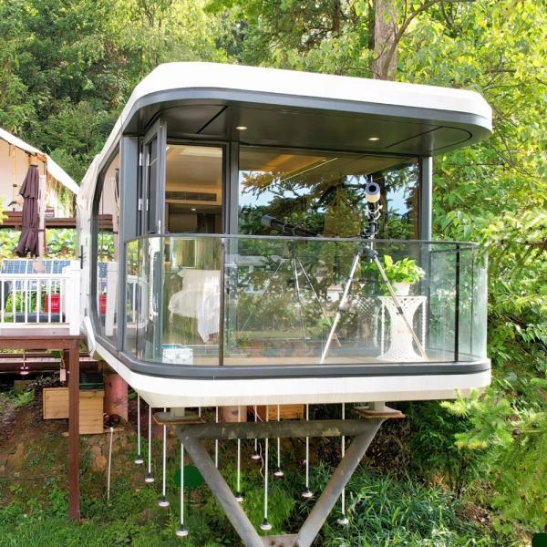 High Grade Prefabricated House Outdoor Easy Installation Living Mini Space Capsule Home for Multi-function Hotel